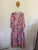 Jaase 1/2 sleeve pink button dress Sz 18 as new, see description