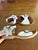 Young Soles white leather sandals Sz 35 EEUC