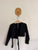 Energetiks black wrap dance top Sz 6-7 NWOT