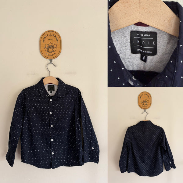 Indie by Industrie l/s button up shirt Sz 4 as new - unworn
