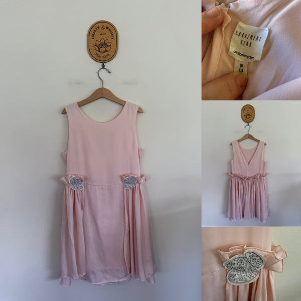 Carrement Beau pink dress Sz 10 but best fit 8-10 imo, as new