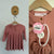La Sienna peach parfait cozy basic dress & headband set Sz 1 NWT