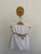 Chateau de Sable white linen dress Sz 1 as new