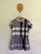Burberry black tartan dress Sz 10 EUC
