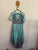 Jaase blue floral boho dress Sz S as new - waistband is slightly twisted