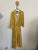 Sara mustard ruffle wrap dress Sz 16 RRP $149.99 NWT