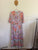 Dream Catcher purple/green/orange floral dress Sz 18 XXXL as new