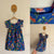 Coco & Ginger blue floral dress Sz 6 EEUC