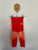 Adidas red/orange leggings Sz 5-6 NWOT