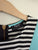 Bardot Junior stripe pleat dress Sz 14 (slim) as new