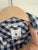 Country Road blue/white check shirt Sz 5 EEUC