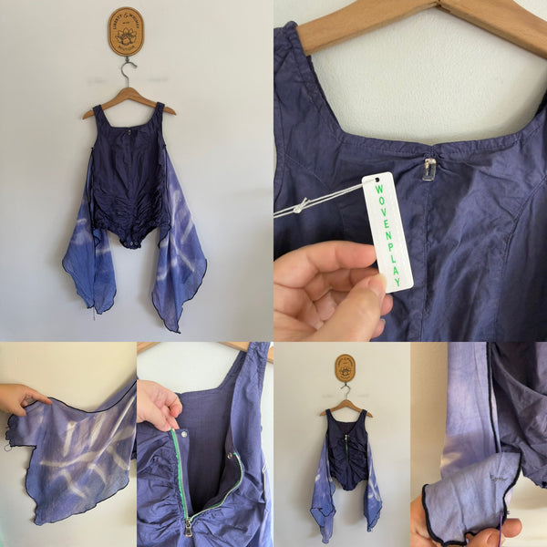 Wovenplay butterfly wings playsuit Sz 5-6 NWD - small section of one wing looks like it’s been restitched