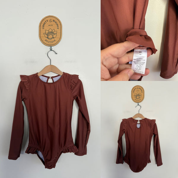 Jamie Kay l/s swimmers Sz 7 EEUC