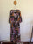 City Chic l/s baroque patchwork dress Sz S 16 NWT