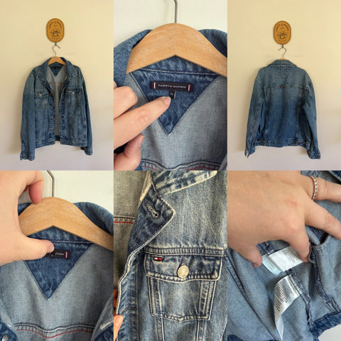 Tommy Hilfiger soft denim jacket Sz 12 as new (washed only)
