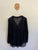 Forever New Curve black lace blouse with built-in singlet Sz 20 EUC