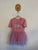 Hux pink dinosaur dress Sz 8 as new
