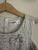 Origami silver brocade dress Sz 8 EUC