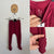 fromZION maroon footed pants Sz 18-24m NWT