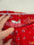 Target Woman red floral skirt Sz 18 EUC