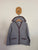 Gucci grey hooded cardigan Sz 8 EUC