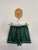 Peter Alexander green satin pjs Sz 4 as new