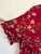 Caroline Morgan red floral dress Sz 16 RRP $129 NWT