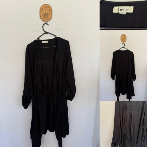 BeMe black lightweight wrap jacket Sz 20 as new worn once