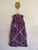 Burberry lined purple tartan dress Sz 12 EUC