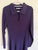 Country Road l/s purple ribbed dress Sz XL RRP $250 NWOT