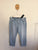 Witchery pale blue high waist vintage denim pants Sz 16 RRP $99.95 NWT