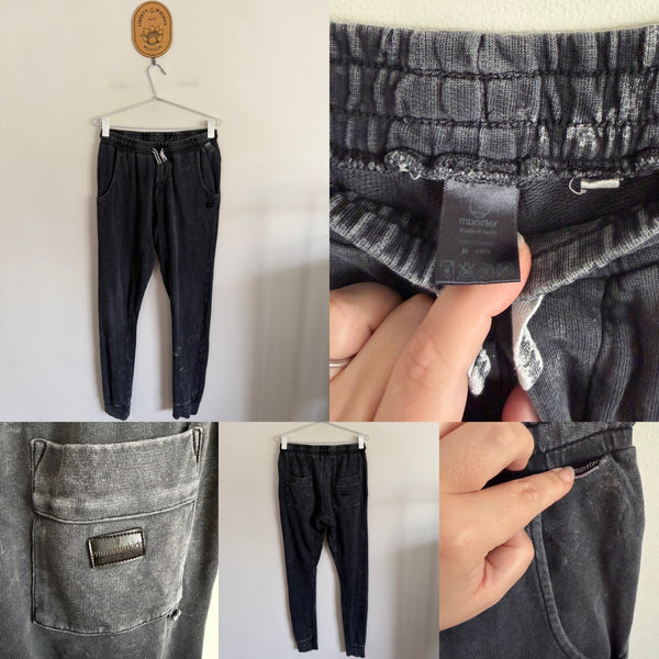 Munster grey acid wash trackies Sz 14 EEUC worn once