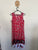 Rockmans multi-print midi dress Sz 8 NWOT