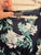 Autograph navy/green floral belted dress Sz 18 as new (washed only)