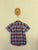 Burberry check button up shirt Sz 6 EUC