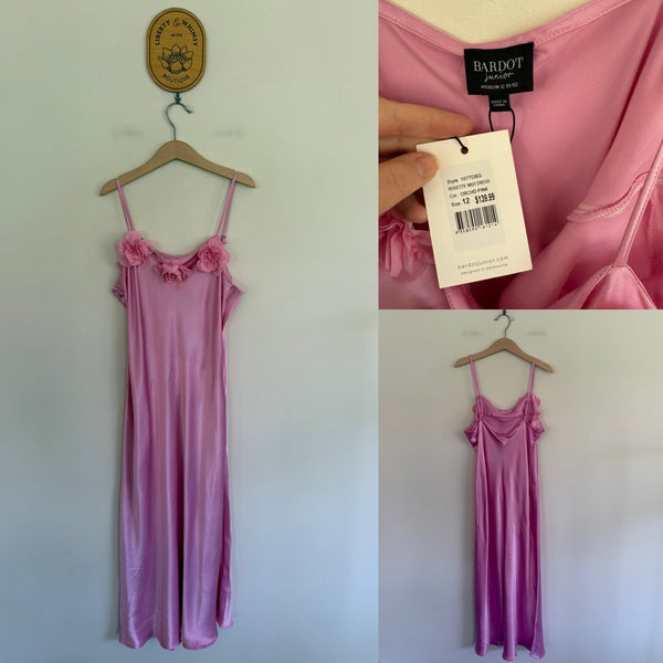 Bardot Junior Rosette midi dress Sz 12 RRP $139.99 NWT