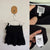 Seed Teen black wrap skirt Sz 8 as new