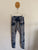 Munster blue fleece tie dye trackies Sz 14 EUC/VGUC