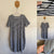 Regatta Petites multi-stripe pocket dress Sz 12 NWOT