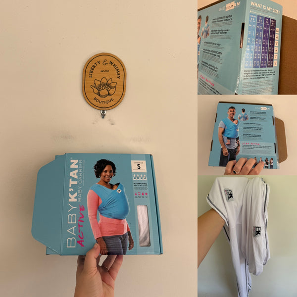 Baby K’Tan active baby carrier Sz S (10-12) RRP $119.99 NIB