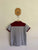 Gucci grey/maroon polo shirt Sz 8 but best fits 6 imo VGUC