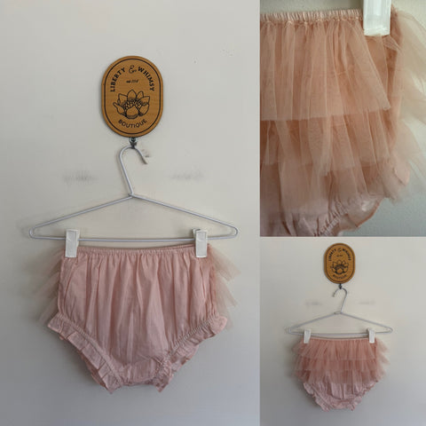 Tutu du Monde pink tulle bloomers Sz 8-9 NWOT