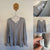 Witchery grey pullover acrylic/nylon/wool Sz M as new - see item description