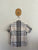 Burberry check button up shirt Sz 6 play - nick between shoulder blades has been mended