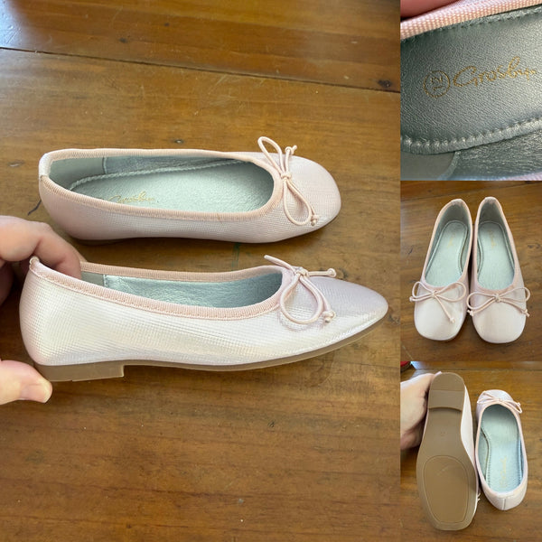 Grosby pink ballet flats Sz 12 NWOT