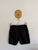 Next black chino shorts Sz 6 EEUC