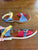 Young Soles multicolour leather sandals Sz 35 as new, worn once