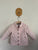 Burberry pink diamond check jacket Sz 18m as new