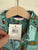 Jack & Milly green print shirt Sz 6 NWT
