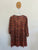 Auguste 3/4 sleeve floral tunic - delicate fabric Sz 16 as new